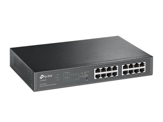 TP-LINK TL-SG1016PE 16PORT 10/100/1000 YÖNETİLEBİLİR POE SWITCH resmi