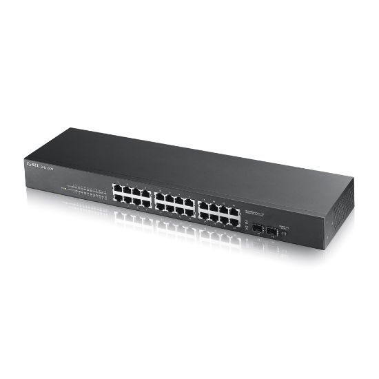 ZYXEL GS1100-24 24 PORT GIGABIT YÖNETİLEMEZ  SWITCH 2SFP resmi