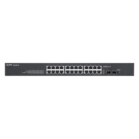 ZYXEL GS1100-24 24 PORT GIGABIT YÖNETİLEMEZ  SWITCH 2SFP resmi