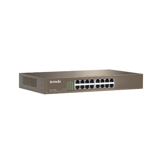 TENDA TEF1016D 16PORT 10/100 YÖNETİLEMEZ SWITCH resmi