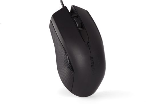 A4 TECH OP-760 USB SİYAH V-TRACK 1000 DPI MOUSE resmi