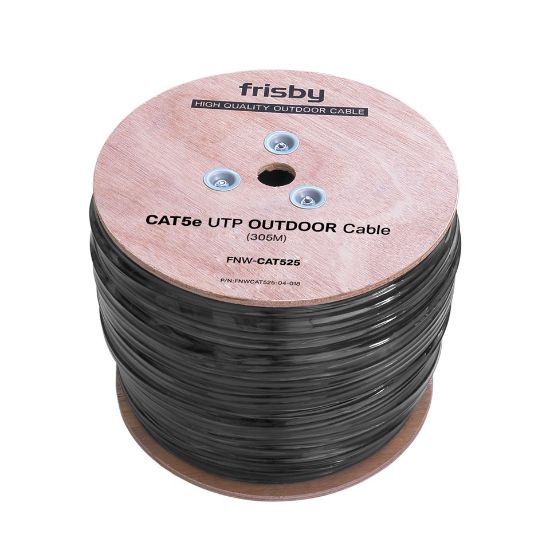 FRISBY FNW-CAT525 CAT5 DIŞ ORTAM KABLOSU 305 METRE resmi