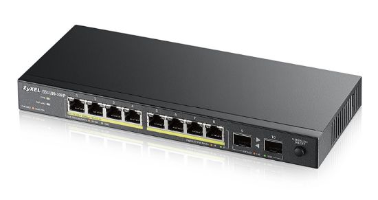 ZYXEL GS1100-10HP 8PORT GIGABIT POE SWITCH+2 SFP resmi