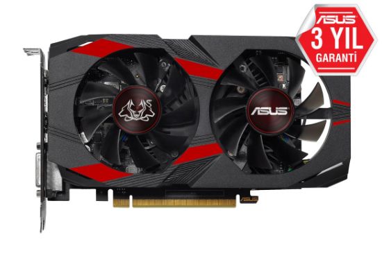 ASUS CERBERUS-GTX1050TI-O4G 4GB DDR5 HDMI DP DVI 128BİT resmi