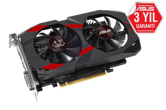 ASUS CERBERUS-GTX1050TI-O4G 4GB DDR5 HDMI DP DVI 128BİT resmi