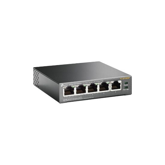 TP-LINK TL-SF1005P 5PORT 10/100 YÖNETİLEMEZ POE SWITCH resmi