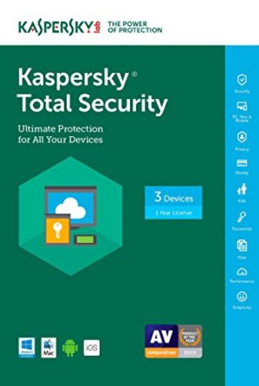 KASPERSKY TOTAL SECURITY 3 KUL 1 YIL resmi