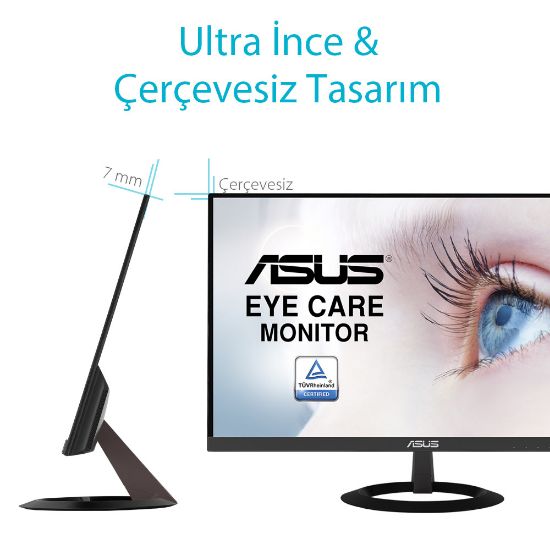 23.8 ASUS VZ249HE FHD IPS 5MS 75HZ HDMI VGA resmi