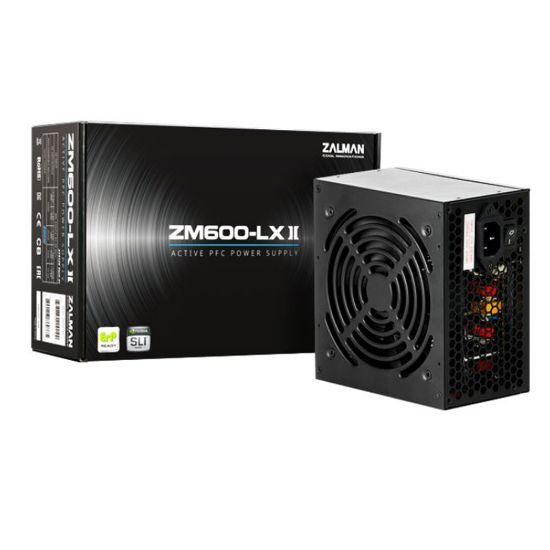 ZALMAN ZM600-LXII POWER SUPPLY 600W 120mm FANLI resmi