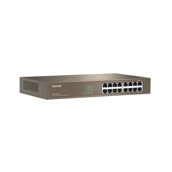 TENDA TEG1016D 16PORT 10/100/1000 YÖNETİLEMEZ SWITCH resmi