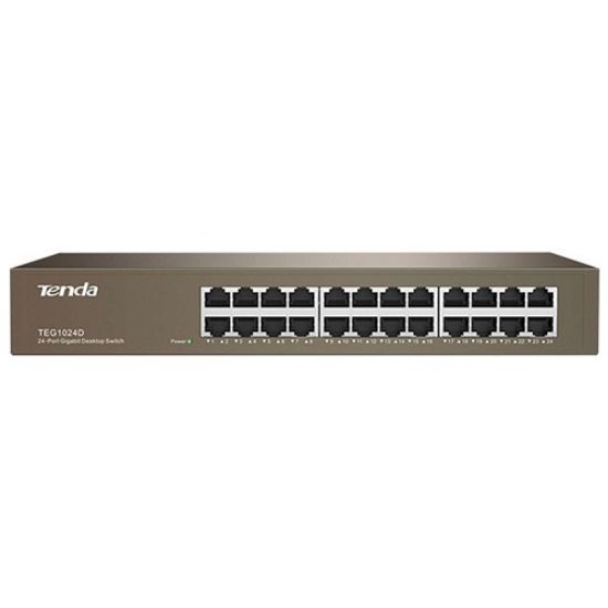 TENDA TEG1024D 24PORT 10/100/1000 YÖNETİLEMEZ SWITCH resmi