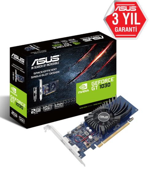 ASUS GT1030-2G-BRK 2GB DDR5 HDMI/DVI 64BİT resmi