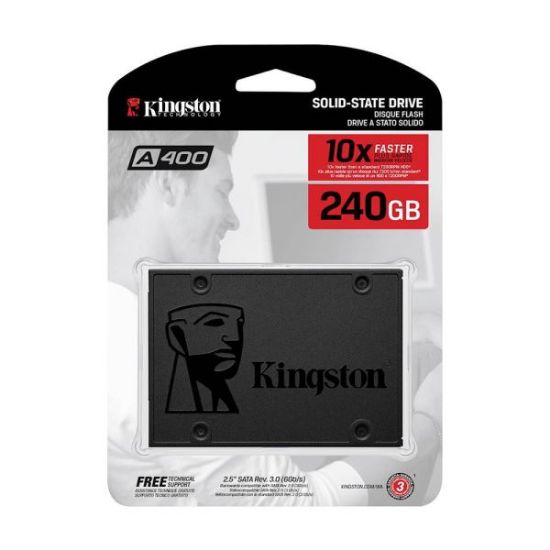 240GB KINGSTON A400 500/350MBs SSD SA400S37/240G resmi