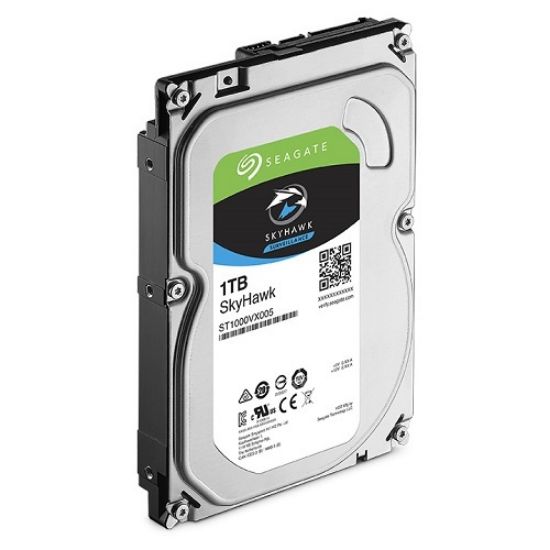 1TB SEAGATE SKYHAWK 64MB 7/24 ST1000VX005  resmi