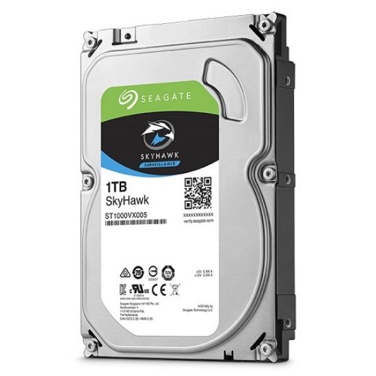 1TB SEAGATE SKYHAWK 64MB 7/24 ST1000VX005  resmi