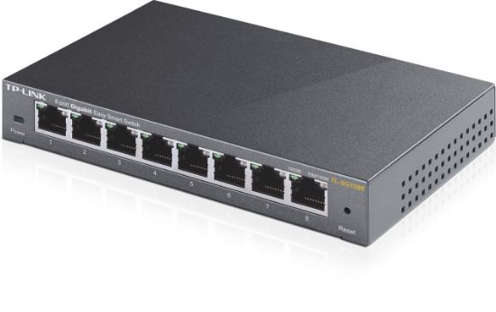 TP-LINK TL-SG108E 8PORT 10/100/1000 YÖNETİLEMEZ SWITCH resmi