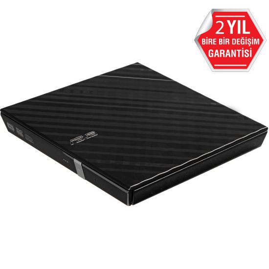 ASUS DVD SDRW-08D2S-U LITE SLIM USB 2.0 SİYAH resmi