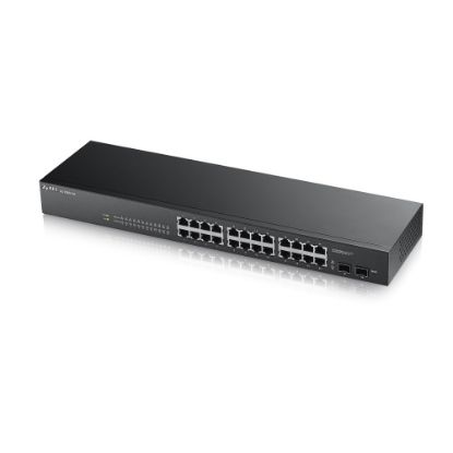 ZYXEL GS1900-24 24 PORT GIGABIT L2 YÖNETİLEBİLİR SWITCH 2xDUAL SFP  resmi