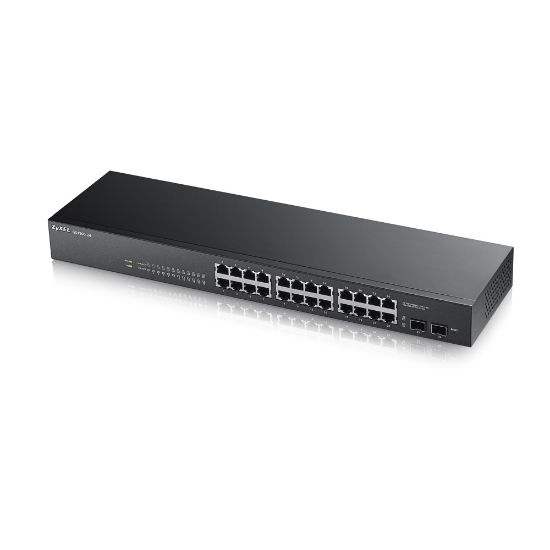 ZYXEL GS1900-24 24 PORT GIGABIT L2 YÖNETİLEBİLİR SWITCH 2xDUAL SFP  resmi