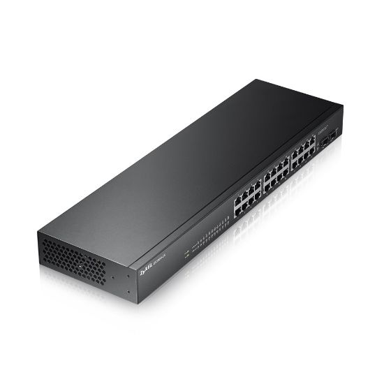 ZYXEL GS1900-24 24 PORT GIGABIT L2 YÖNETİLEBİLİR SWITCH 2xDUAL SFP  resmi