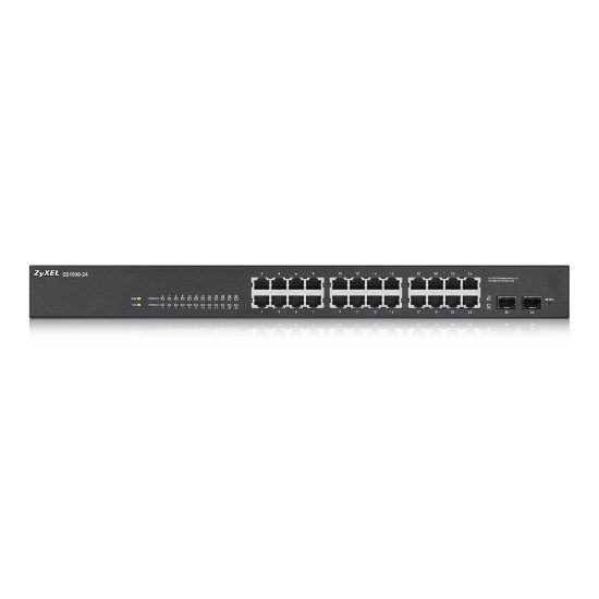 ZYXEL GS1900-24 24 PORT GIGABIT L2 YÖNETİLEBİLİR SWITCH 2xDUAL SFP  resmi