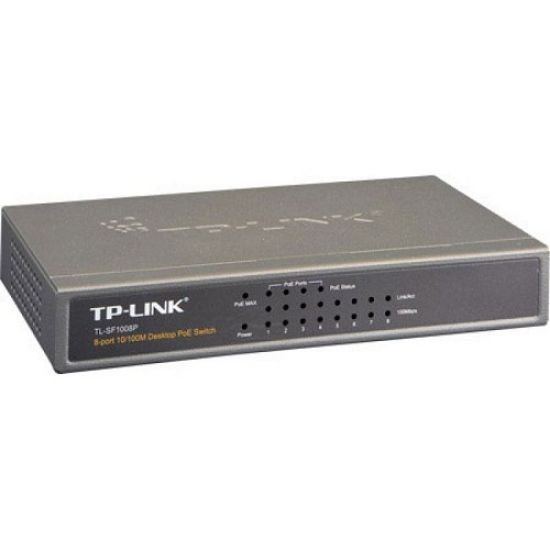 TP-LINK TL-SG1008P 8PORT 10/100/1000 YÖNETİLEMEZ POE SWITCH resmi