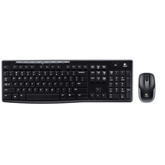 LOGITECH MK270 KABLOSUZ SET USB SİYAH(920-004525) resmi