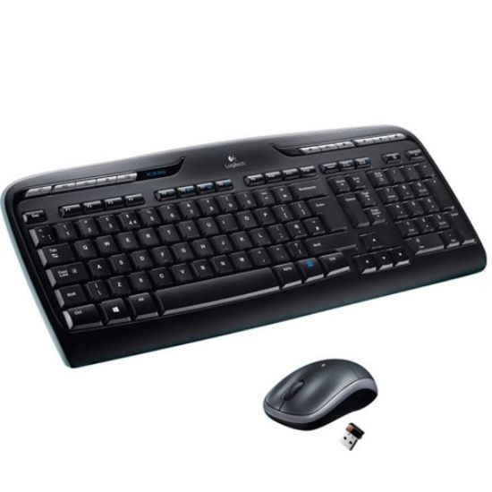 LOGITECH MK330 KABLOSUZ SET MM Q TR USB SİYAH 920-003988 resmi