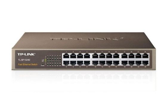 TP-LINK TL-SF1024D 24PORT 10/100 YÖNETİLEMEZ SWITCH resmi