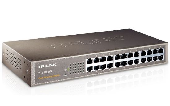 TP-LINK TL-SF1024D 24PORT 10/100 YÖNETİLEMEZ SWITCH resmi