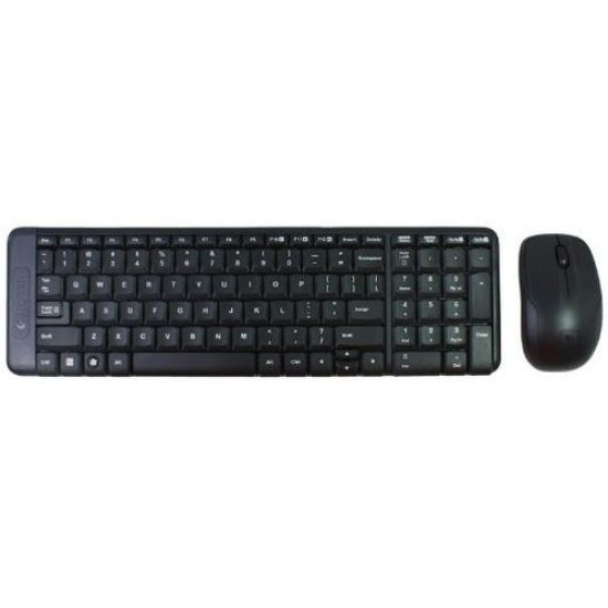 LOGITECH MK220 KABLOSUZ SET MM Q TR USB SİYAH 920-003163 resmi