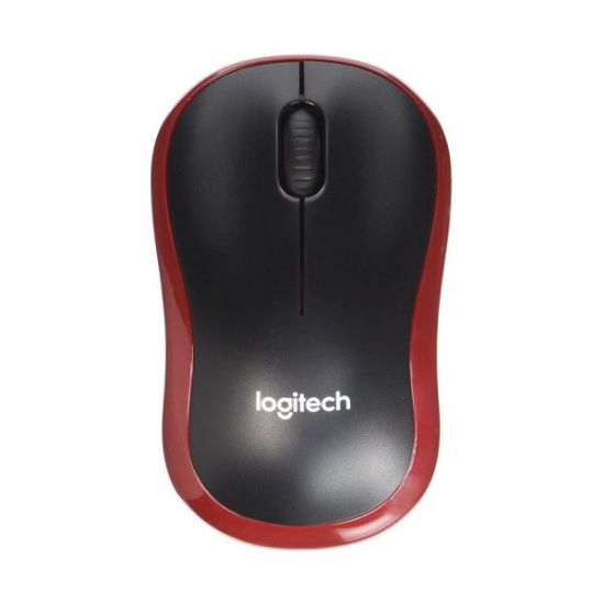 LOGITECH M185 NANO MOUSE KABLSZ BLACK/RED 910-002237 resmi