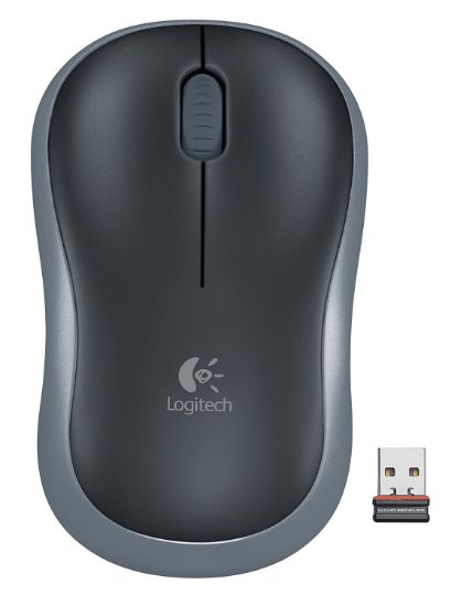 LOGITECH M185 NANO MOUSE KABLOSUZ SWIFT GREY 910-002235 resmi