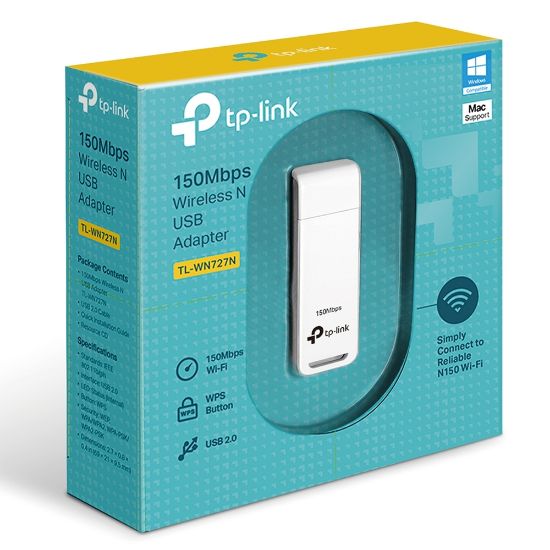 TP-LINK TL-WN727N 150 Mbps KABLOSUZ USB ADAPTÖR resmi