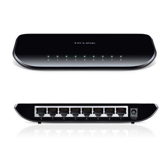 TP-LINK TL-SG1008D 8PORT 10/100/1000 YÖNETİLEMEZ SWITCH resmi