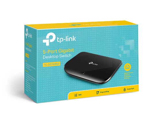 TP-LINK TL-SG1005D 5PORT 10/100/1000 YÖNETİLEMEZ SWITCH resmi