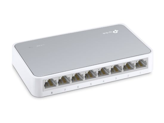 TP-LINK TL-SF1008D 8PORT 10/100 YÖNETİLEMEZ SWITCH resmi