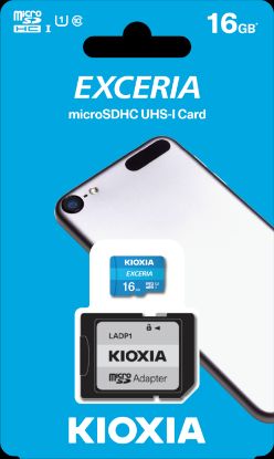 16GB MICRO SDHC C10 100MB/s KIOXIA LMEX1L016GG2 resmi