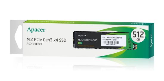 Apacer AS2280P4X-1 512 GB 2100-1500 MB/s M.2 PCIe Gen3x4 SSD (AP512GAS2280P4X-1) resmi