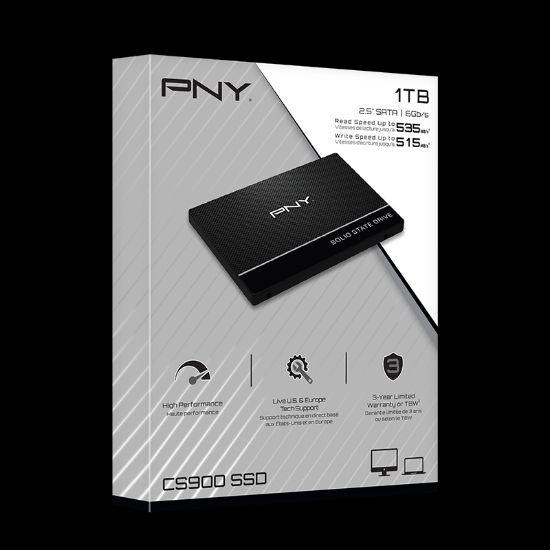 PNY CS900 1TB 535/515MB/s 2.5" SATA3 SSD Disk (SSD7CS900-1TB-RB) resmi