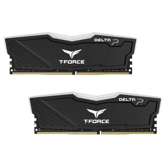 Team T-Force Delta RGB Black 16GB (2x8GB) 3600MHz CL18 DDR4 Gaming Ram (TF3D416G3600HC18JDC01) resmi