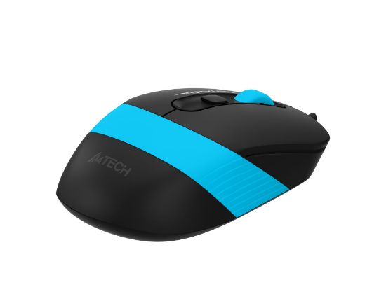 A4 TECH FM10 OPTIK MOUSE USB MAVİ 1600 DPI resmi