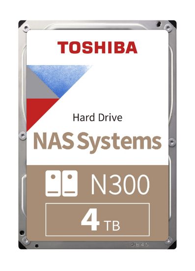 4TB TOSHIBA N300 7200RPM SATA3 NAS 128MB HDWQ140UZSVA resmi