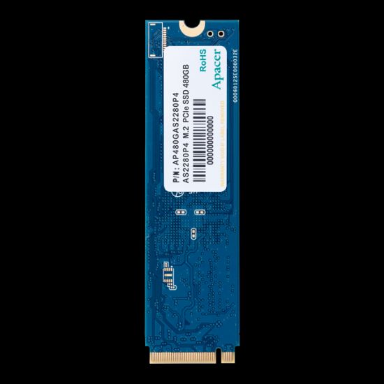 Apacer AS2280P4 256GB 2100/1300MB/s NVMe PCIe Gen3x4 M.2 SSD Disk (AP256GAS2280P4-1) resmi