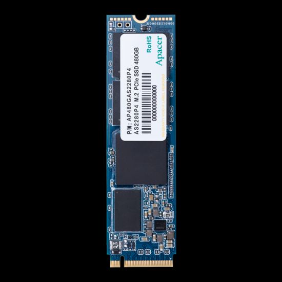 Apacer AS2280P4 256GB 2100/1300MB/s NVMe PCIe Gen3x4 M.2 SSD Disk (AP256GAS2280P4-1) resmi