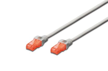 DIGITUS DK-1617-010 CAT6 PATCH KABLO CAT6 GRİ 1 METRE resmi