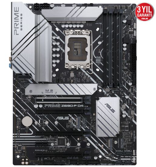 ASUS PRIME Z690-P D4 5333Mhz(OC) HDMI DP M.2 ATX 1700p resmi