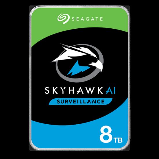 8TB SEAGATE SKYHAWK AI 256MB 7/24 RV ST8000VE001 resmi