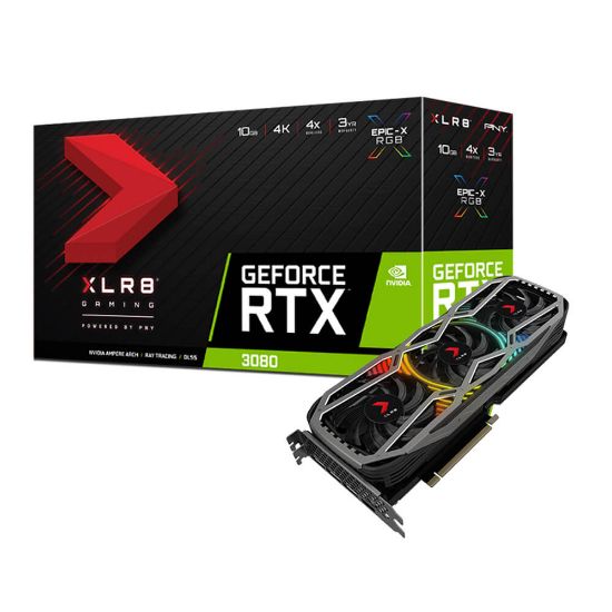 PNY 3080 XLR8 Gaming REVIL 10GB GDDR6X 320Bit (VCG308010LTFXP-SB) resmi