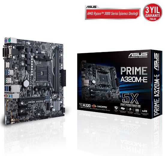 ASUS PRIME A320M-E DDR4 AM4 A320 USB3.0 M.2 SATA resmi